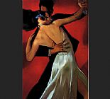 Bill Brauer Carmine Cafe painting